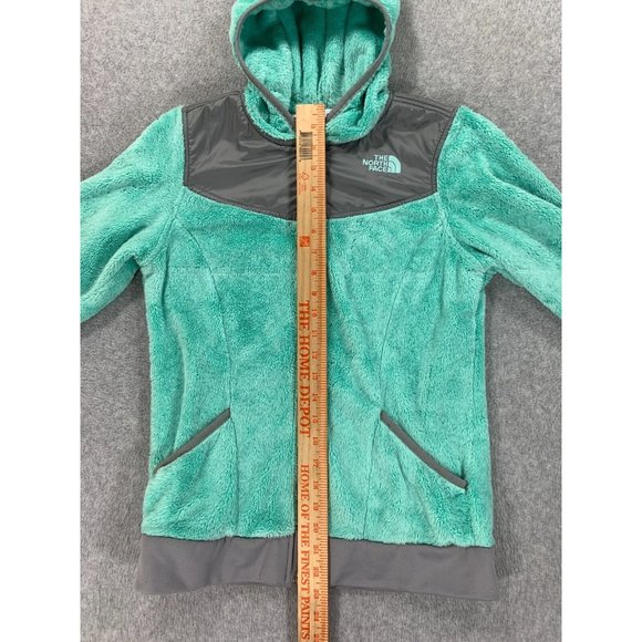 The North Face Denali‎ Fleece Full Zip Hoodie Jacket (Girl's Large) Green - Picture 10 of 12